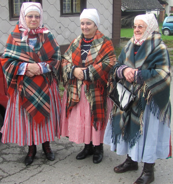 fotografia stroju żałobnego w Wilamowicach 2